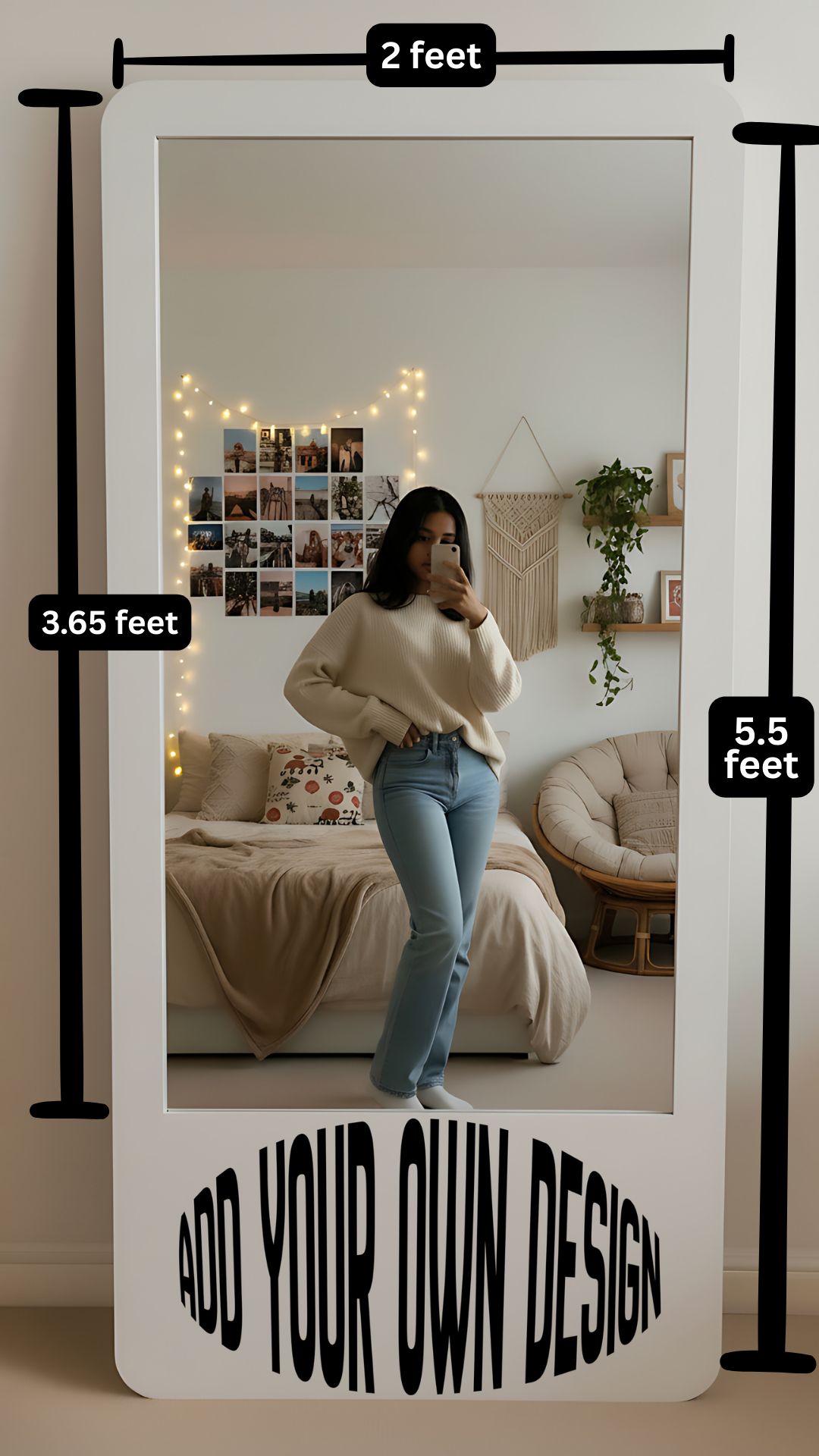 LookWithin - Wall Mirror with Customizable Design