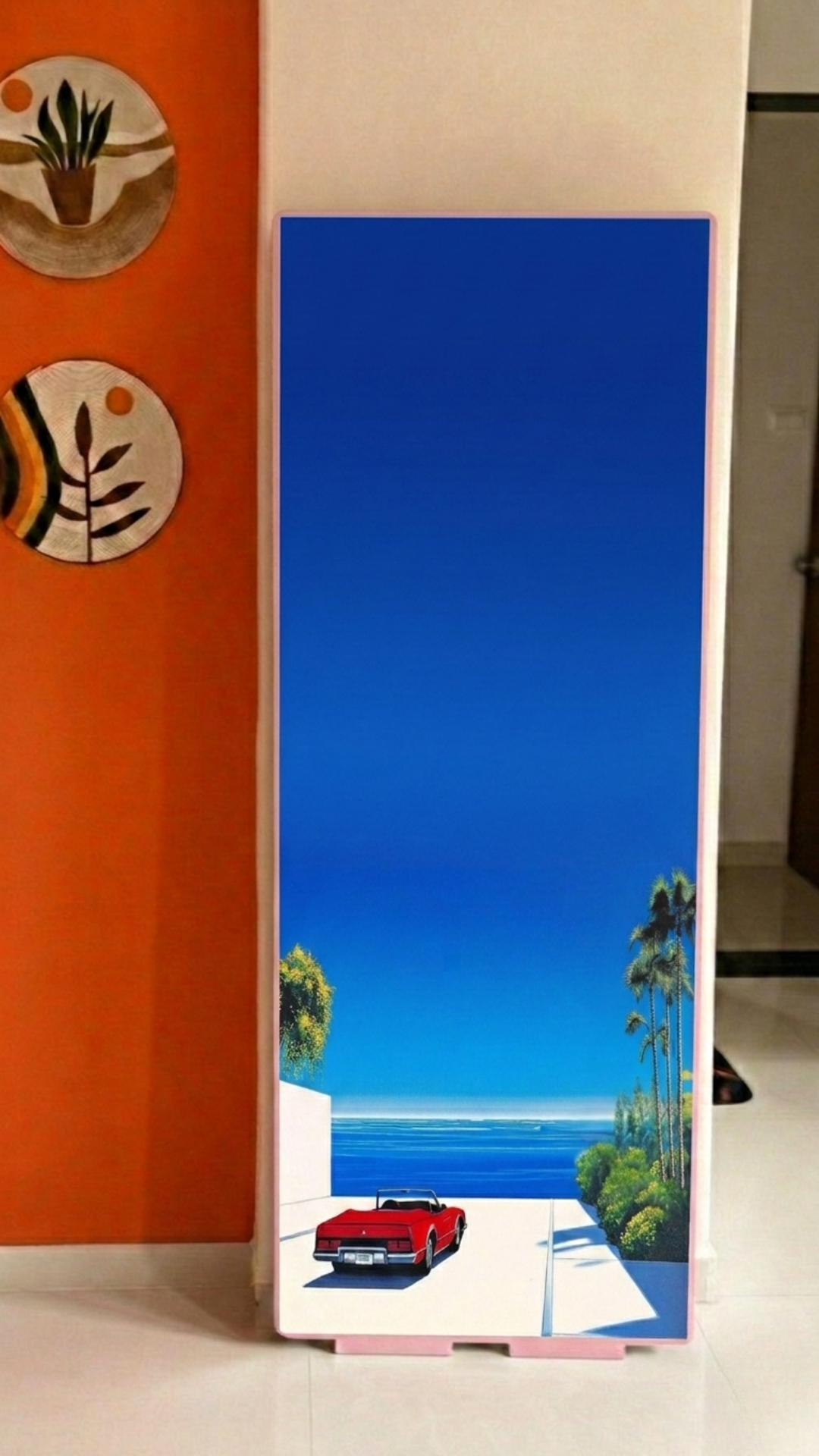 LookWithin-  Wall Mirror With Hiroshi Inspired Frame - NYC