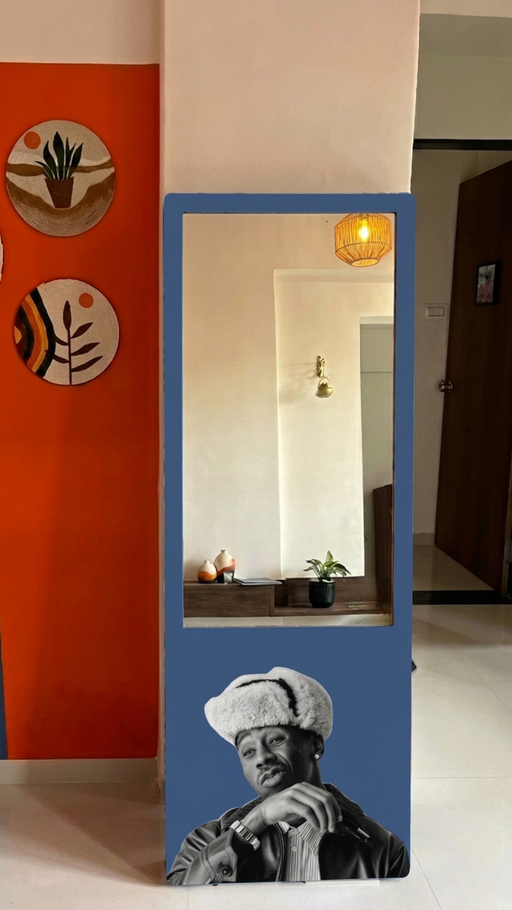 LookWithin-  Wall Mirror With Tyler The Creator Inspired frame