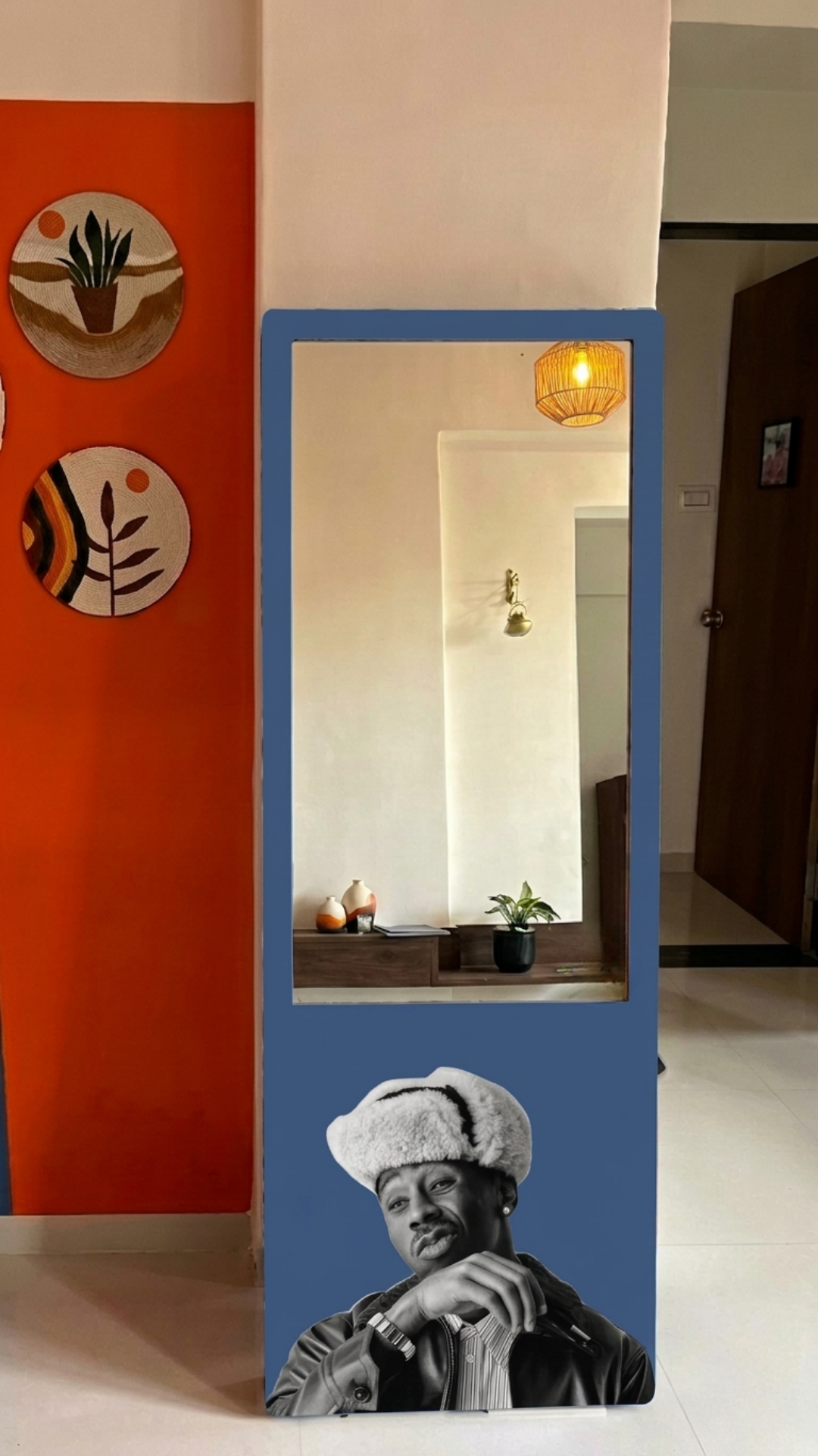 LookWithin-  Wall Mirror With Tyler The Creator Inspired frame