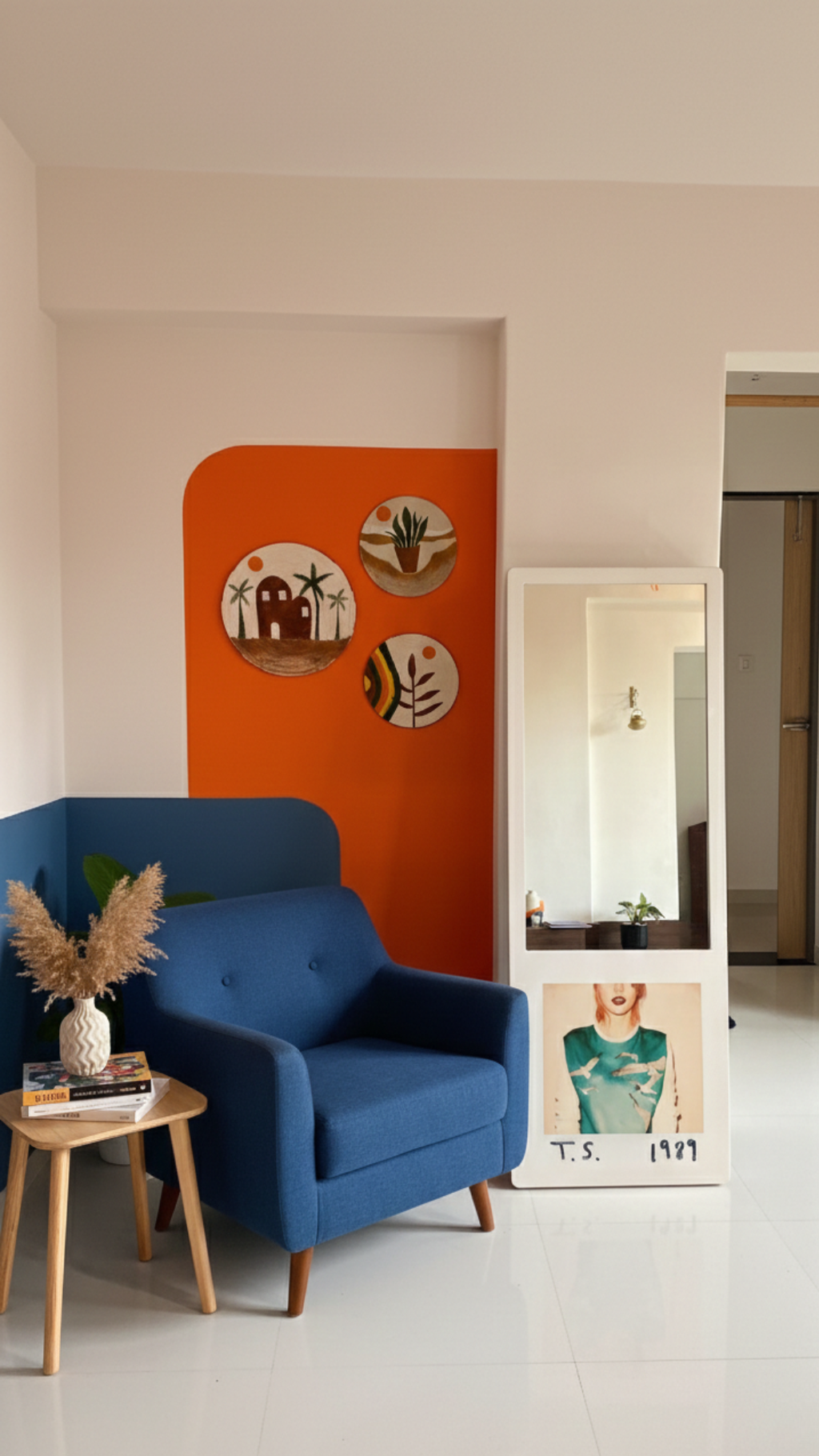 LookWithin-  Wall Mirror With TS 1989  Inspired Frame