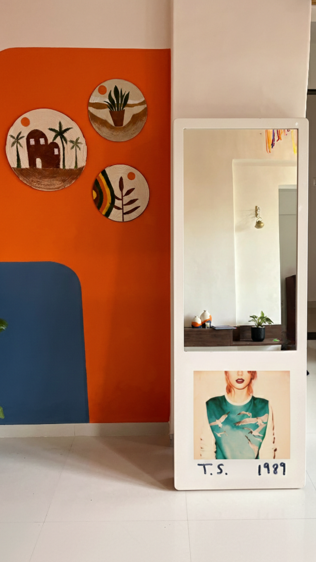 LookWithin-  Wall Mirror With TS 1989  Inspired Frame