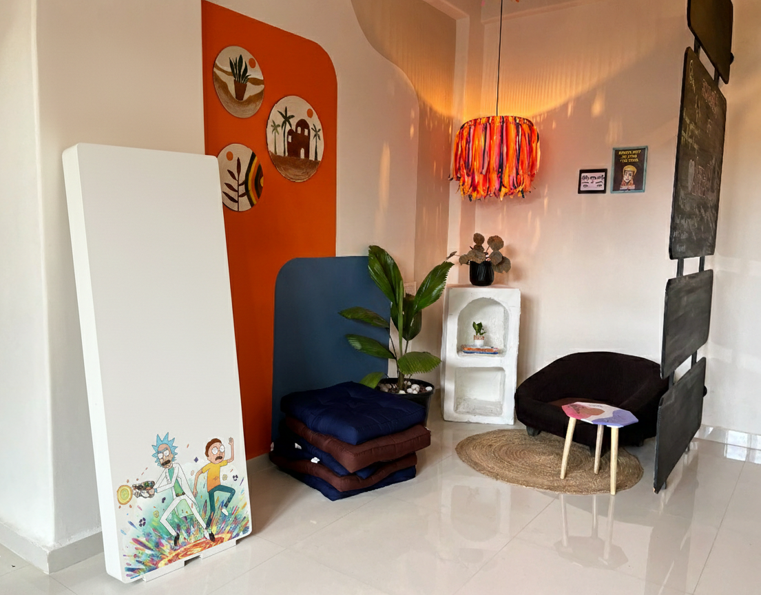 LookWithin-  Wall Mirror With Rick & Morty Inspired Frame