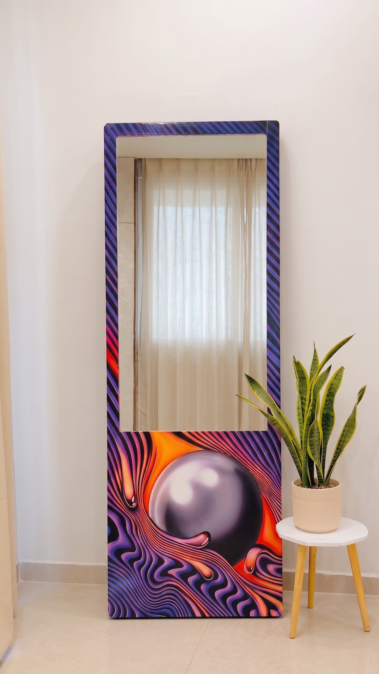 LookWithin-  Wall Mirror With Tame Impala Inspired Frame
