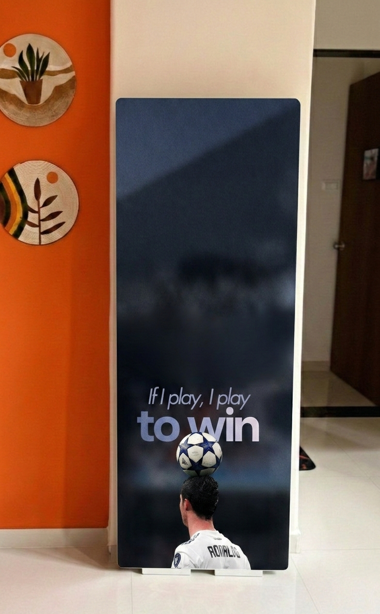 LookWithin-  Wall Mirror With Ronaldo Inspired Frame