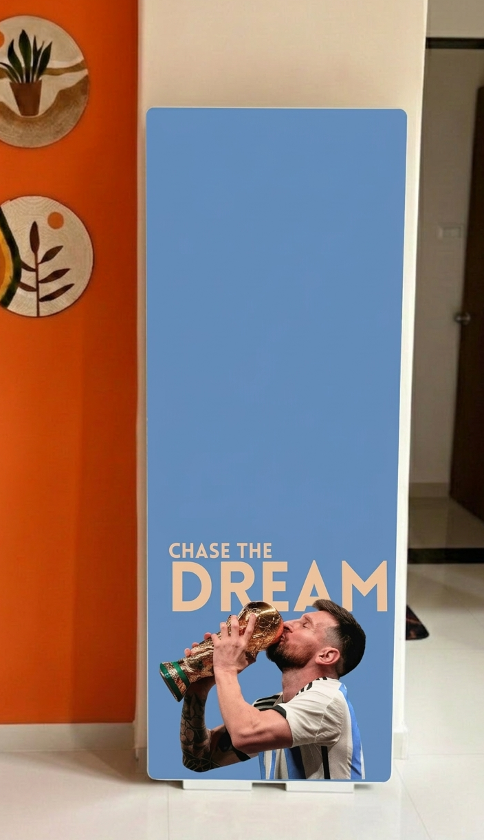 LookWithin-  Wall Mirror With Messi Inspired frame