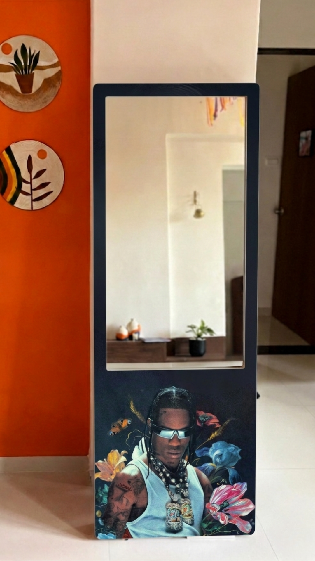 LookWithin-  Wall Mirror With Travis Inspired frame